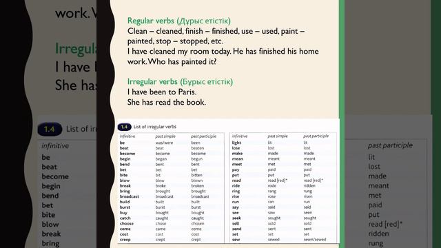 Present Perfect - Аяқталған осы шақ смотреть онлайн