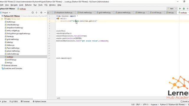 Sliders In Tkinter Using Scale() | Python Tkinter GUI Tutorial | Project Based смотреть онлайн