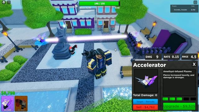 The Accelerator New Tower Roblox Arena Tower Defense смотреть онлайн