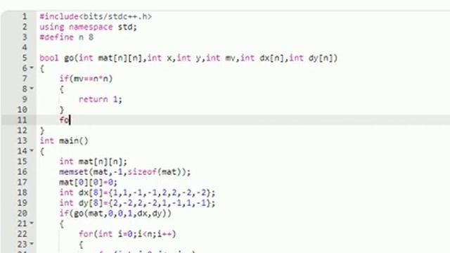 Knight Tour implementation | Backtracking | C++ | faad coder смотреть онлайн