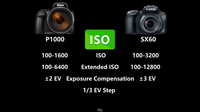 Nikon P1000 vs Canon PowerShot SX60 HS смотреть онлайн