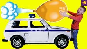 Проверили МАШИНКИ Воздухом !!! Игорюша изучает РЕАКТИВНУЮ СИЛУ! Познавательное видео для детей