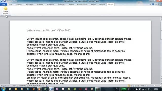 Office 2010 - Menüband anpassen (2) - XML - Makros einbinden смотреть онлайн