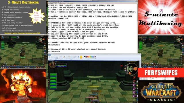 5MMB: How to configure click-to-heal multiboxing for any window size! смотреть онлайн
