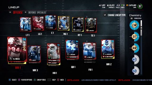 ALL TIME TITANS SQUAD! | INSANE OFFENSE! NASTY CHEMS! | MUT 17 TEAM BUILDER смотреть онлайн
