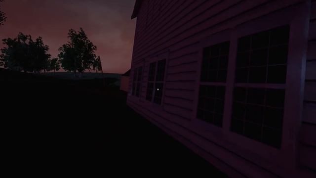 Hello Neighbour!-Попал за границы карты с помощью МУСОРКИ!!!Там есть горящий дом!! смотреть онлайн