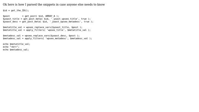 Wordpress: How to parse Yoast SEO Snippet Variables? (3 Solutions!!) смотреть онлайн