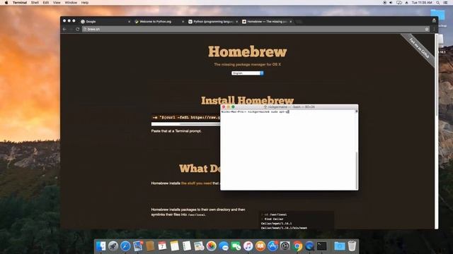 Learn Python Episode #2: Mac/Linux Installation смотреть онлайн
