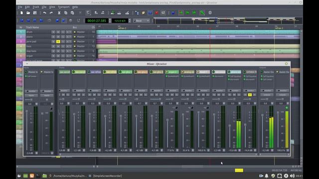Qtractor track - linux audio midi part 4 смотреть онлайн