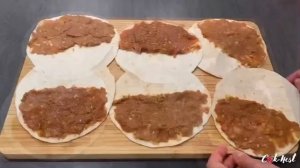 БЕЗ ВОЗНИ С ТЕСТОМ! СОЧНЫЕ ЧЕБУРЕКИ ИЗ ЛАВАША ИЛИ ТОРТИЛЬИ ЗА 10 МИНУТ.