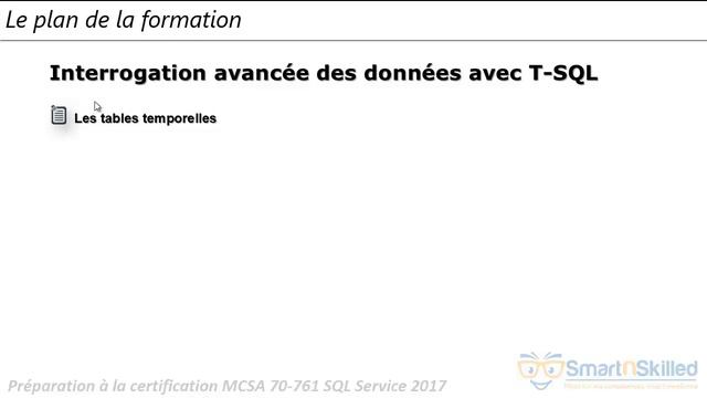 Préparation à la certification MCSA 70-761 SQL Service 2017- SmartnSkilled смотреть онлайн