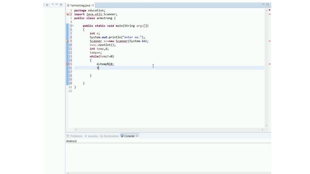 JAVA TUTORIALS - ARMSTRONG NUMBER - PART - 5 смотреть онлайн