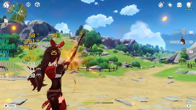 Genshin Impact Uncapped FPS - i5 13600KF + RTX 4070 Ti - 1440p Max Settings - Benchmark Fps Test смотреть онлайн