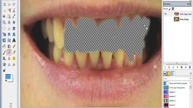Como clarear os Dentes. Gimp 2.8 смотреть онлайн