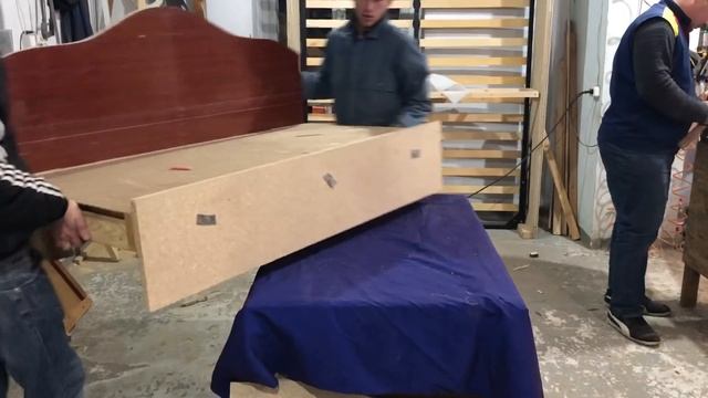 Переделка советской кроватки ЮНОСТЬ в современный детский диванчик. Переобивка, реставрация мебели! смотреть онлайн