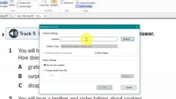 How to Add Audio to pdf document - Using FREE Foxit Reader