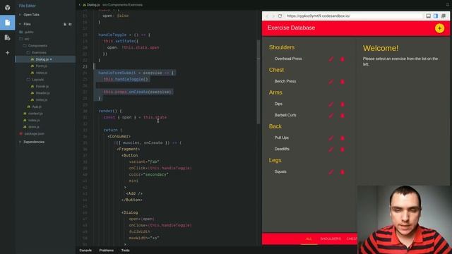 Learn React & Material UI - #15 Context API (React 16.3+) смотреть онлайн