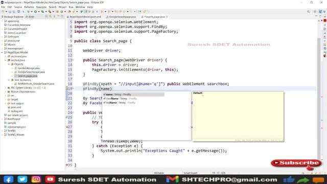 PageFactory in Selenium | Page Object Model Pattern with TestNG Framework | Enhanced version of POM смотреть онлайн