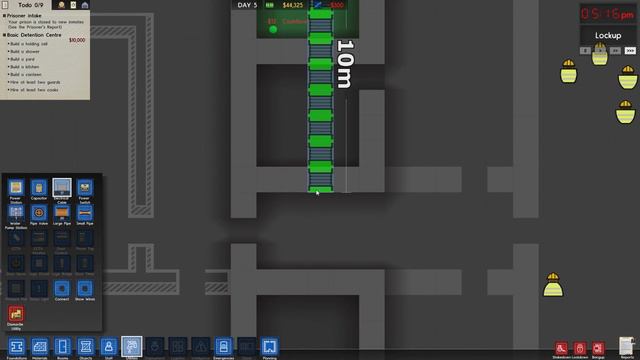 Prison Architect 101 #3 - Utilities and Grants смотреть онлайн