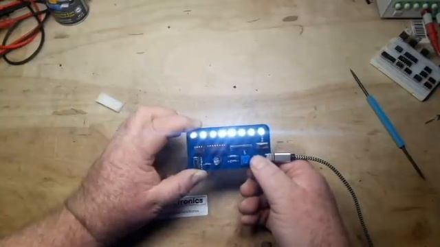 555 Timer 595 Shift Register Pulse Kit Build And Analysis