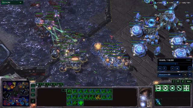 Mass Disruptor! The REAL Protoss Deathball. (3v3) смотреть онлайн