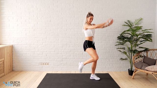 3 Min Quick DANCE WARM UP ROUTINE | Kill It with any home workout!! смотреть онлайн