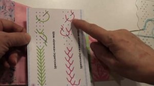 "Плюмаж" - ручная вышивка с разметкой по перфорированной  линейке