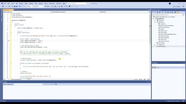 ByteScout Barcode Reader SDK - Decode QR Code using C# смотреть онлайн