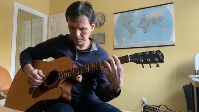 “Happy New Year” ABBA (acoustic guitar cover) смотреть онлайн