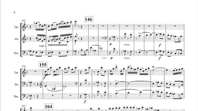 Trio for Trumpet (Piccolo Trumpet, Flugelhorn), Horn, and Trombone - Movement 2 смотреть онлайн