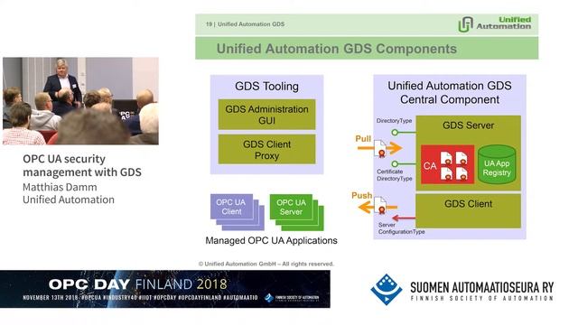 OPC UA security management with GDS смотреть онлайн