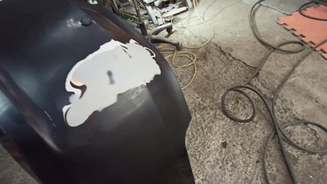 Подготовка к гравитэксу,покраске и сама покраска порога и заднего крыла смотреть онлайн