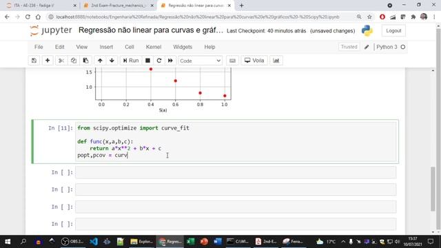 Regressão Não Linear usando Scipy - Python para Engenheiros e Cientistas смотреть онлайн