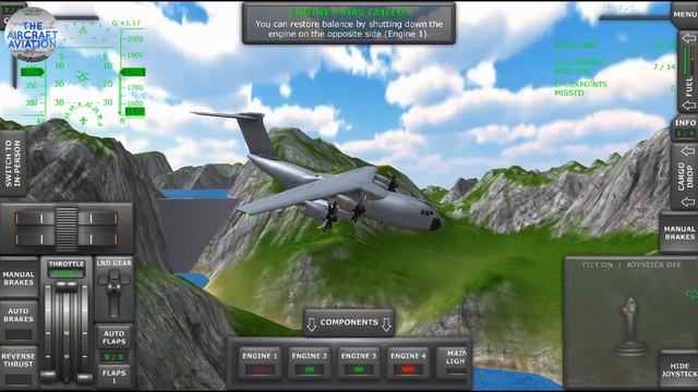 Turboprop Flight Simulator Mission 16: Engine Issue смотреть онлайн