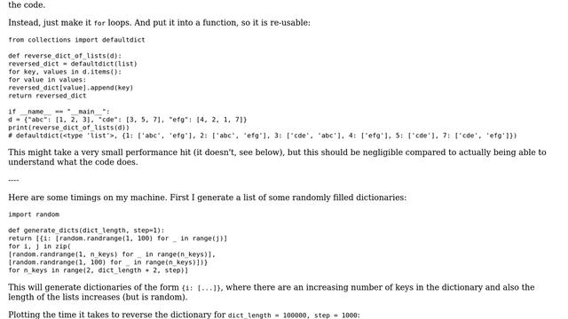 Code Review: Invert a dictionary to a dictionary of lists (2 Solutions!!) смотреть онлайн