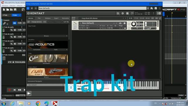 trap drum kit para kontakt 6.7.0, linck en la descripción, descargalo gratis. смотреть онлайн
