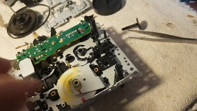 PANASONIC RX CT990 ремонт лентопротяжки и всякое такое смотреть онлайн