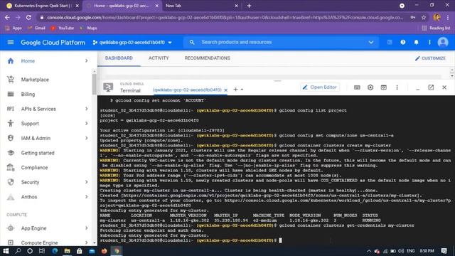 Qwiklab: Kubernetes Engine: Qwik Start|GSP100| смотреть онлайн