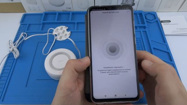 Умный датчик газа Aqara JT-BZ-03 AQ/A глобальная версия обзор Smart Natural Gas Detector утечки CH4 смотреть онлайн