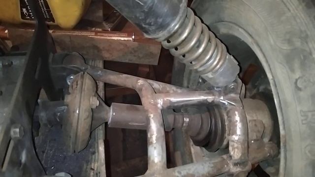 Квадроцикл из мотороллера Муравей с двигателем лифан, вариатором сафари . смотреть онлайн