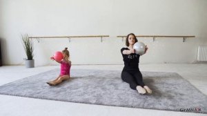 Тренировка с мячом "Животные" | ХУДОЖЕСТВЕННАЯ ГИМНАСТИКА для детей