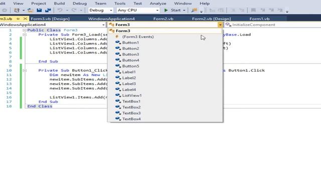 VB. NET: insert, update and delete data in Listview without using database смотреть онлайн