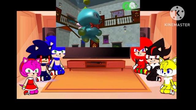 sonic react to sonic exe vs sonic and save his princess tails 2.3 смотреть онлайн