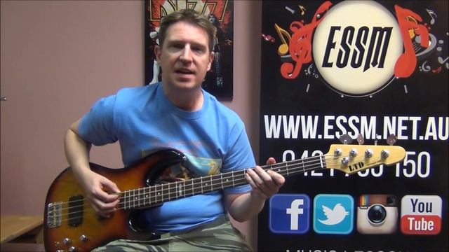 Back in Black bass lesson - AC/DC смотреть онлайн