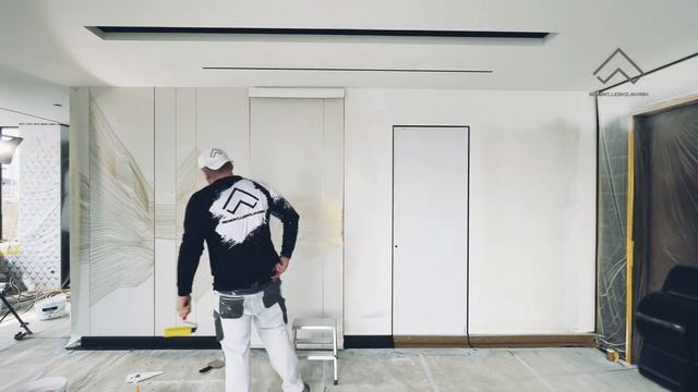 Авторские обои. Ручная работа. Искусство на стенах. Клею обои от Fresq. смотреть онлайн