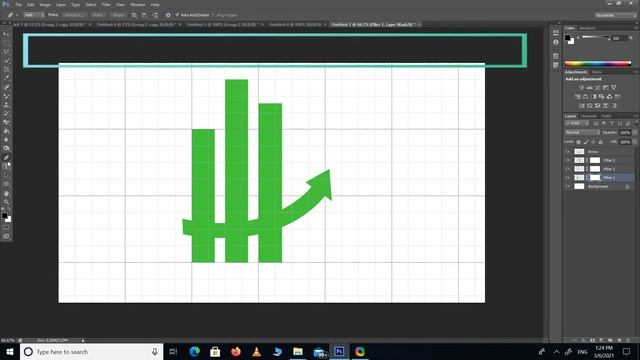 3D Logo designing using pen tool in Adobe Photoshop | in Urdu/Hindi смотреть онлайн