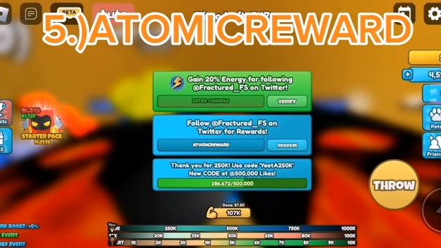 ALL CODES IN YEET A FRIEND! смотреть онлайн