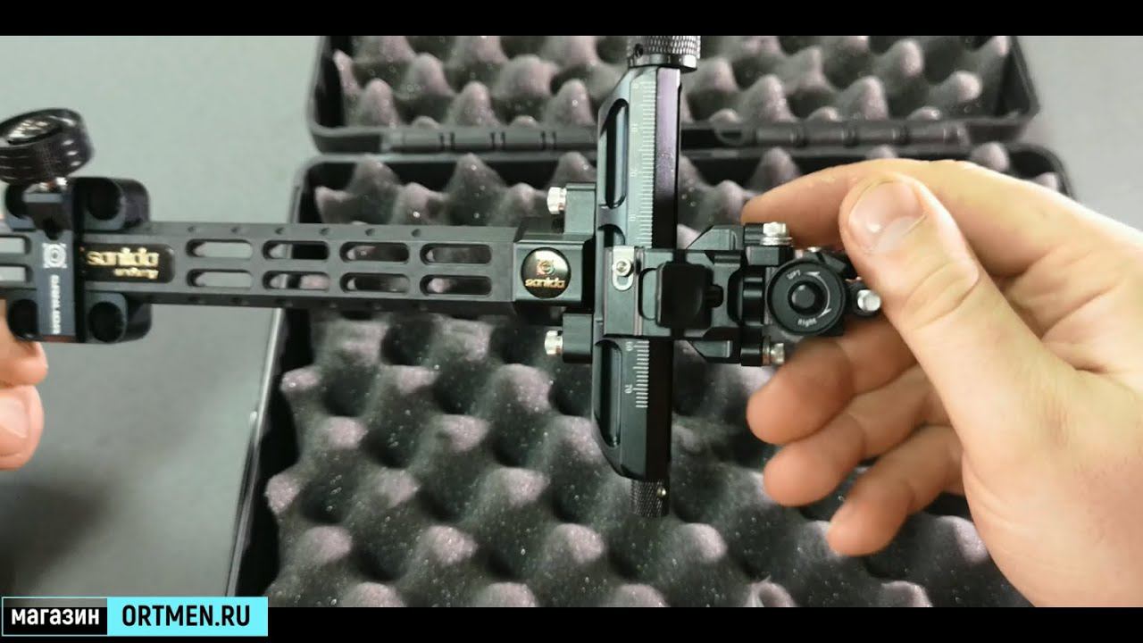 Топовый прицел для спортивного блочного лука Sanlida Carbon X10 Target смотреть онлайн