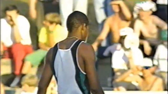 Javier Sotomayor (Cuba) WORLD RECORD Highjump 2.45 Meter (1993 -07-27) Salamanca.