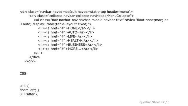 HTML : How to separate link items with pipeline смотреть онлайн